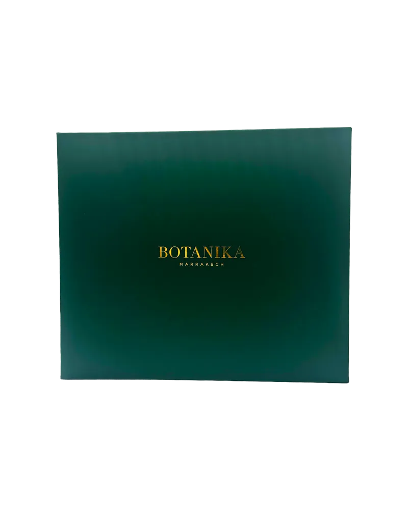 Grande boîte Botanika – Coffret vert rigide pour soins et cadeaux